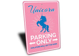 Unicorn Parking Sign