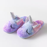 Girls Winter Rainbow Unicorn Slippers Children Cartoon Pajama Shoes Kids Shoes for Girls Slippers Unicorn for Girls