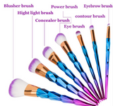 Unicorn Makeup Brushes - Diamond
